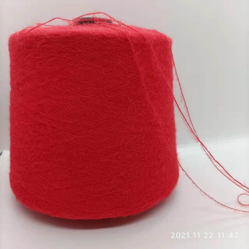 Pele como o fio extravagante Mink Yarn With Streight Pile de nylon de 1.3cm para fazer a camiseta